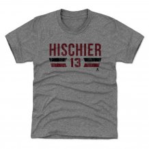 New Jersey Devils Youth - Nico Hischier Font NHL T-Shirt