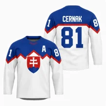 Slowakei - Erik Cernak 2026 Hockey Replica Trikot Weiß