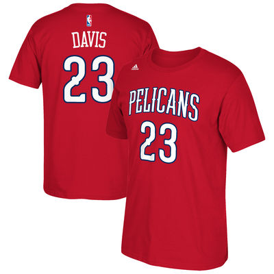 New Orleans Pelicans - Anthony Davis Net Number NBA T-Shirt
