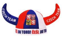 Czechia Hockey Fan Hat Horns 5
