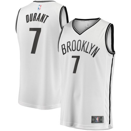 Brooklyn Nets - Kevin Durant Fast Break Replica White NBA Jersey
