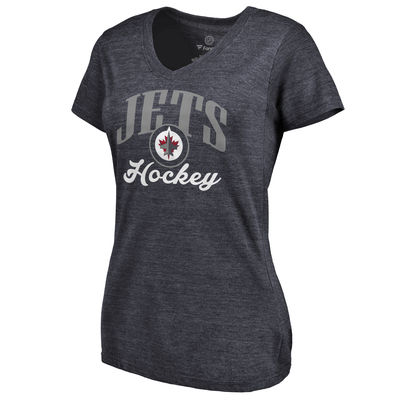 Winnipeg Jets Womens - Victory Script Tri-Blend NHL T-Shirt