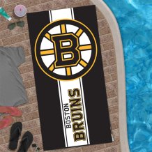 Boston Bruins - Belt Stripe NHL Beach Towel - MINOR DAMAGE