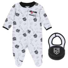 Los Angeles Kings Dětské - Sleep & Play Full-Zip NHL Set