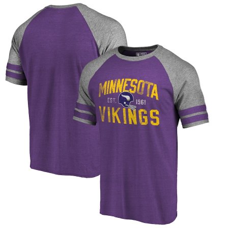 Minnesota Vikings - Refresh Tenacity Retro Raglan NFL T-Shirt