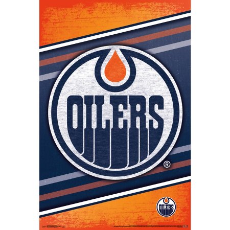Edmonton Oilers - Logo NHL Plakát