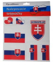 Słowacja Hockey Fan Tatoo Stickers