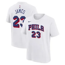 Philadelphia 76ers Dětský - LeBron James White NBA Tričko
