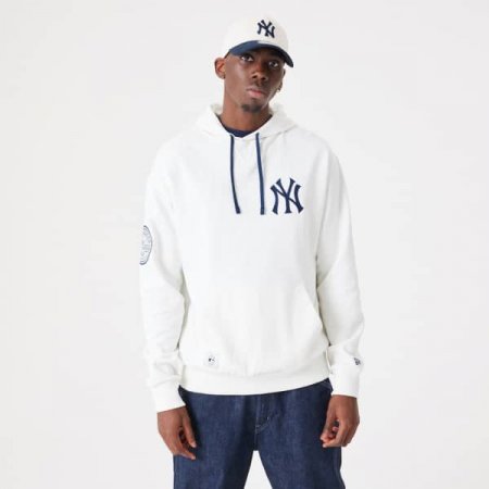 New York Yankees - Heritage White MLB Hoodie