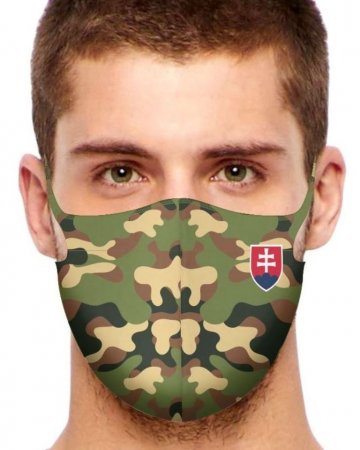 Sport Gesichtsmaske Slowakei Camo2 / Mengenrabatt
