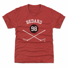 Chicago Blackhawks Dziecięcy - Connor Bedard Sticks Red NHL Koszulka