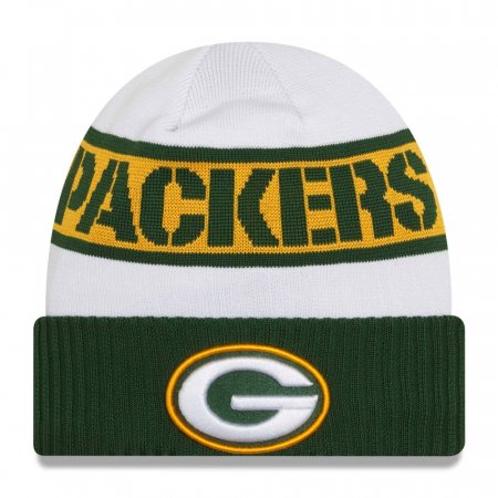 Green Bay Packers - 2023 Sideline Tech White NFL Zimní čepice