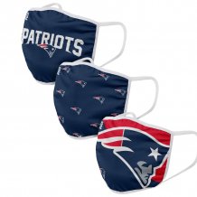 New England Patriots - Sport Team 3-pack NFL face mask