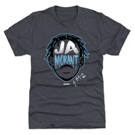 Memphis Grizzlies - Ja Morant Silhouette Navy NBA T-Shirt