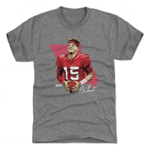 Kansas City Chiefs - Patrick Mahomes City Map NFL T-Shirt