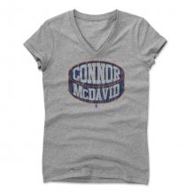Edmonton Oilers Womens - Connor McDavid Puck NHL T-Shirt