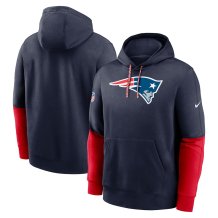 New England Patriots - 2024 Sideline Club Pullover Navy NFL Sweatshirt