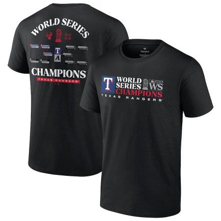 Texas Rangers - World Series Champs Schedule MLB T-shirt