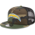 Los Angeles Chargers - Main Trucker Camo 9Fifty NFL Czapka