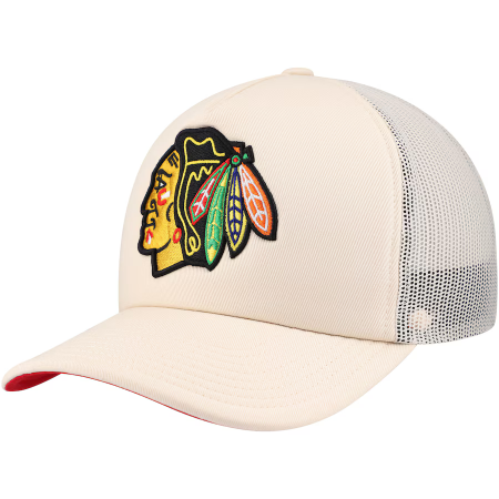 Chicago Blackhawks - Foam Front Cream NHL Šiltovka