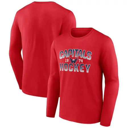 Washington Capitals - Skate or Die NHL Long Sleeve Shirt