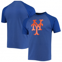 New York Mets - Heathered Royal Logo MLB T-shirt