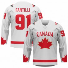 Kanada - Adam Fantilli Replica Fan Jersey Biały