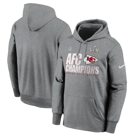 Kansas City Chiefs - 2020 AFC Champions Room Trophy NFL Hoodie