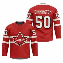 Kanada - Jordan Binnington 2025 Replica Fan Trikot