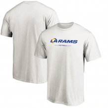 Los Angeles Rams - Team Lockup White NFL T-Shirt