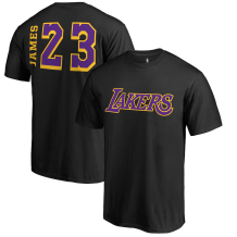 Los Angeles Lakers - LeBron James Sidesweep NBA T-shirt