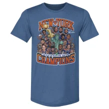 New York Knicks - 2026 Champs Caricature Blue NBA Tričko