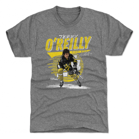 Boston Bruins - Terry O'Reilly Comet Gray NHL Tričko