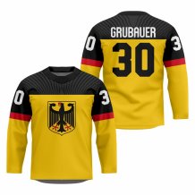 Niemcy - Phillip Grubauer Hockey Replica Fan Jersey