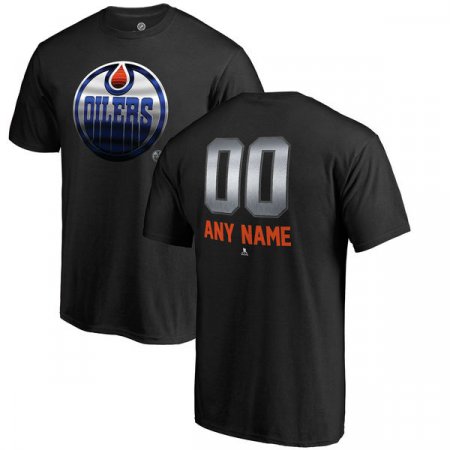 Edmonton Oilers - Midnight Mascot NHL T-Shirt with Name and Number