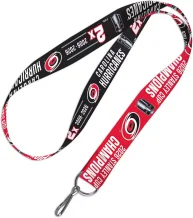Carolina Hurricanes - 2026 Stanley Cup Champions NHL Šnúrka na kľúče