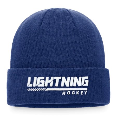 Tampa Bay Lightning - Authentic Pro Locker Cuffed NHL Zimní čepice