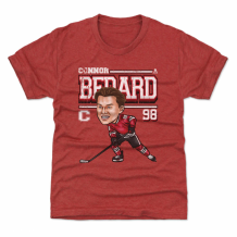 Chicago Blackhawks Dziecięcy - Connor Bedard Cartoon Red NHL Koszulka
