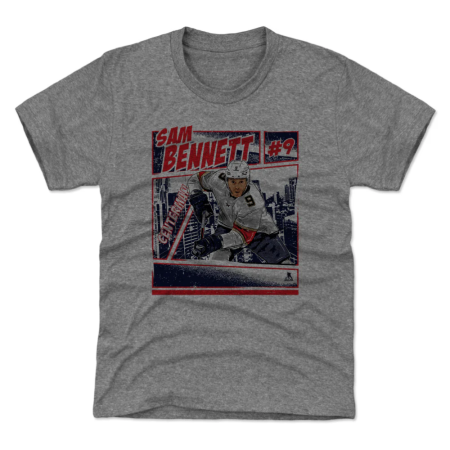 Florida Panthers Kinder - Sam Bennett Comic Gray NHL T-Shirt