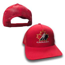 Canada Fan Trucker Red Hat