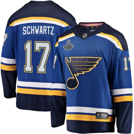 St. Louis Blues Youth - Jaden Schwartz 2019 Stanley Cup Champs Breakaway NHL Jersey