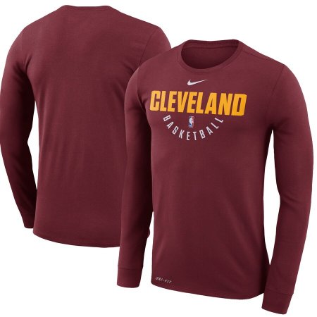 Cleveland Cavaliers - Practice NBA T-shirt mit einem langen Ärmel
