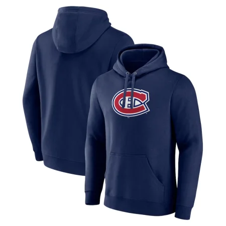 Montreal Canadiens - Primary Logo Navy NHL Bluza s kapturem