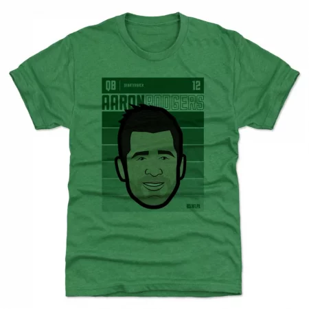 Green Bay Packers - Aaron Rodgers Fade Green NFL T-Shirt