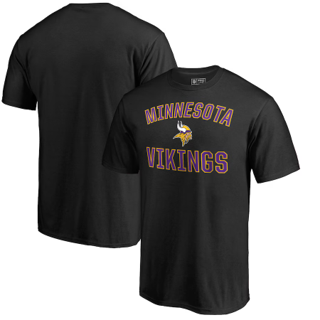 Minnesota Vikings - Victory Arch Black NFL T-Shirt