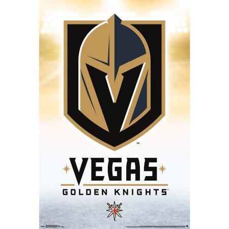 Vegas Golden Knights - Logo NHL Plakát