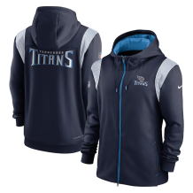 Tennessee Titans - 2022 Sideline Full-Zip NFL Mikina s kapucňou