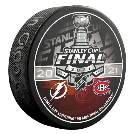 Lightning vs. Canadiens - 2021 Stanley Cup Final NHL krążek