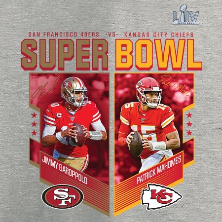 San Francisco 49ers vs Kansas City Chiefs Super Bowl LIV Fanatics