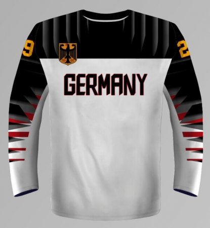 Germany Youth - Leon Draisaitl 2018 World Championship Replica Fan Jersey